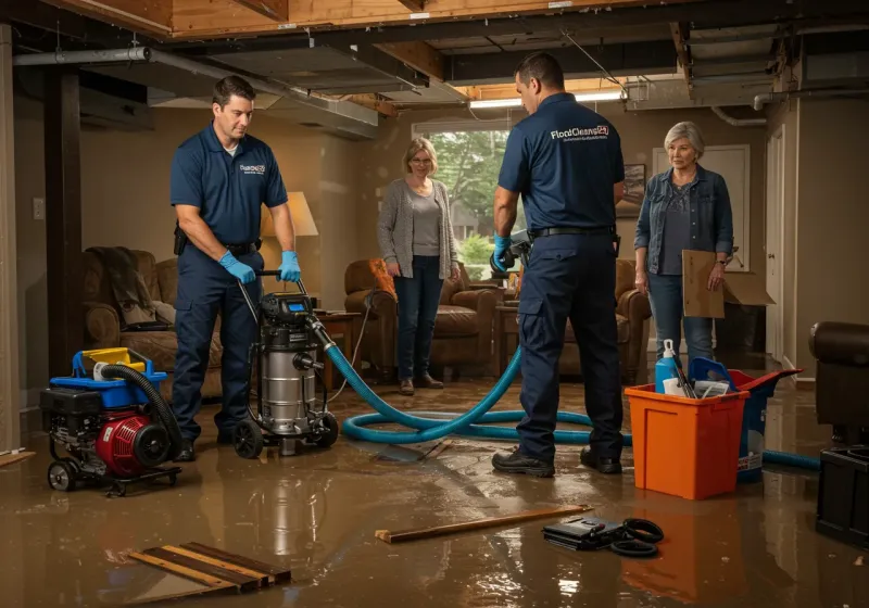 Basement Water Extraction and Removal Techniques process in Wyoming County, WV